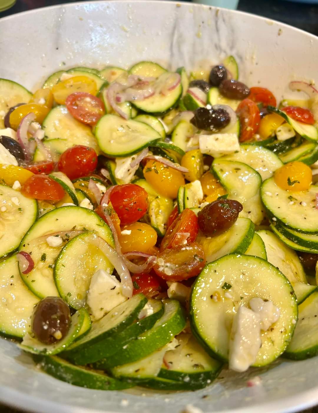 Greek Zucchini Salad 